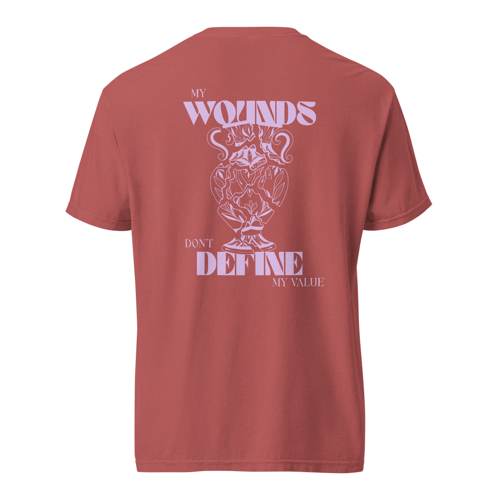 My Wounds Don't Define My Value - crimson