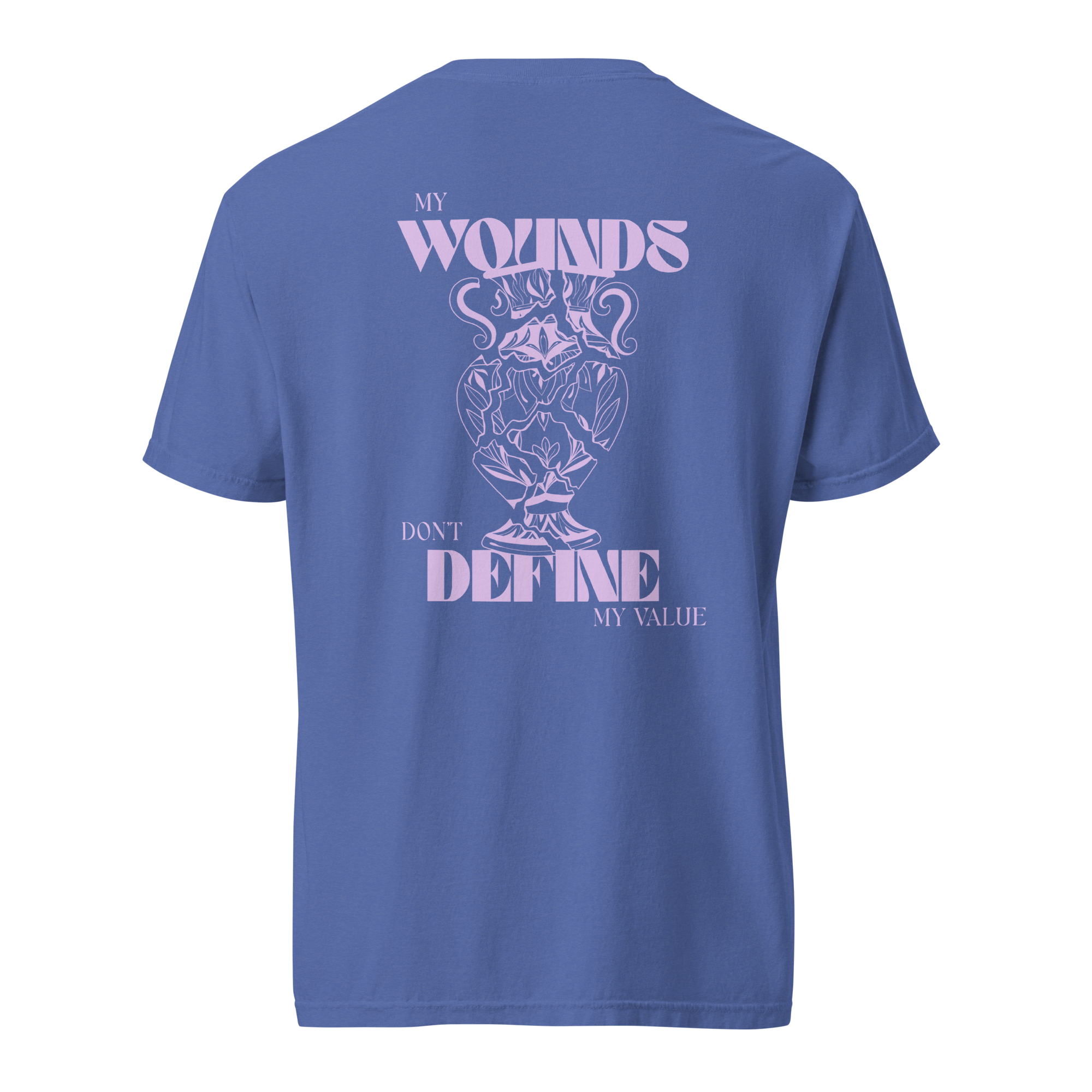 My Wounds Don't Define My Value - bleu
